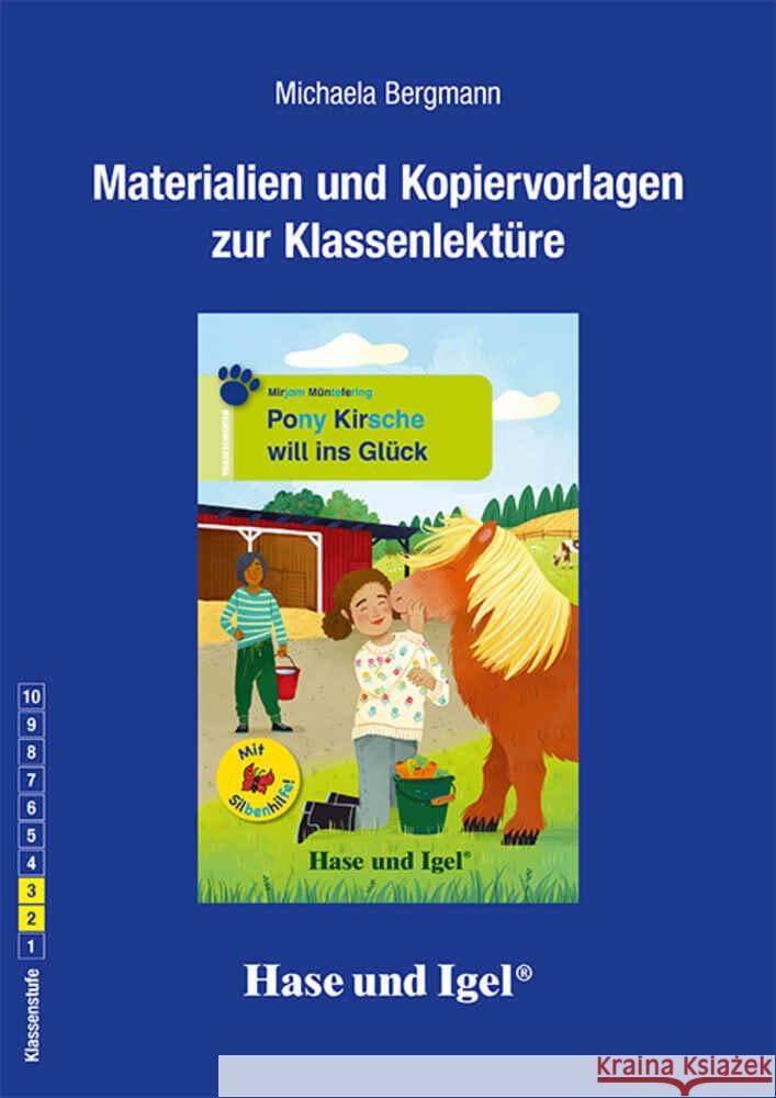 Begleitmaterial: Pony Kirsche will ins Glück / Silbenhilfe Bergmann, Michaela 9783863162443 Hase und Igel - książka