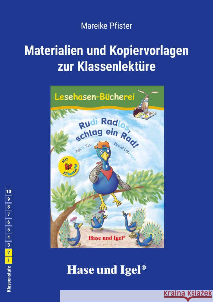 Begleitmaterial: Rudi Radlos, schlag ein Rad! / Silbenhilfe Pfister, Mareike 9783863165352 Hase und Igel - książka
