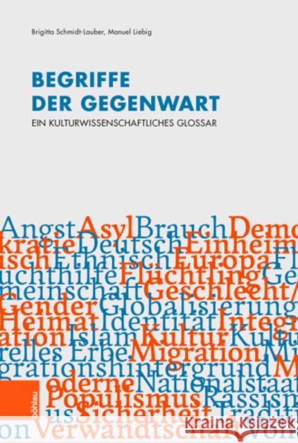 Begriffe der Gegenwart: Ein kulturwissenschaftliches Glossar Brigitta Schmidt-Lauber, Manuel Liebig 9783205212720 Bohlau Verlag - książka