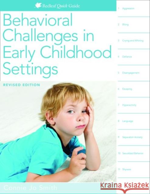 Behavioral Challenges in Early Childhood Settings Connie Jo Smith 9781605545240 Redleaf Press - książka