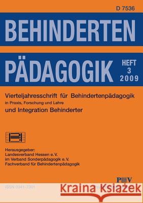 Behindertenpädagogik - Vierteljahresschrift für Behindertenpädagogik und Integration Behinderter in Praxis, Forschung und Lehre Vds-Landesverband Hessen 9783898069045 Psychosozial-Verlag - książka