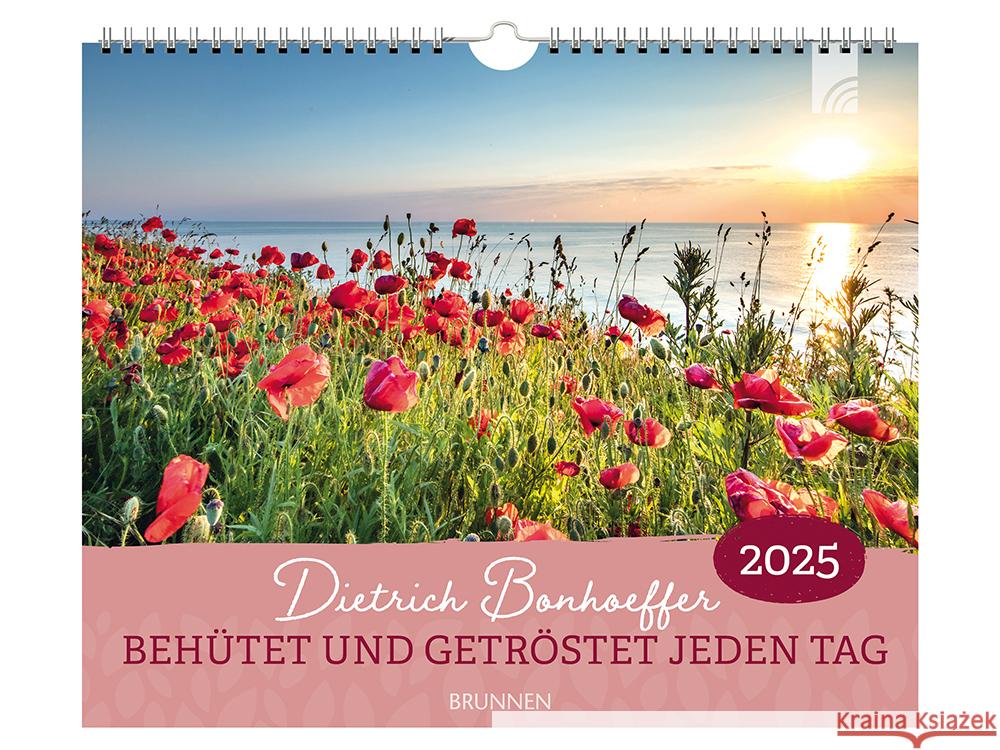 Behütet und getröstet jeden Tag 2025 Bonhoeffer, Dietrich 4250222905256 Brunnen Verlag GmbH - książka