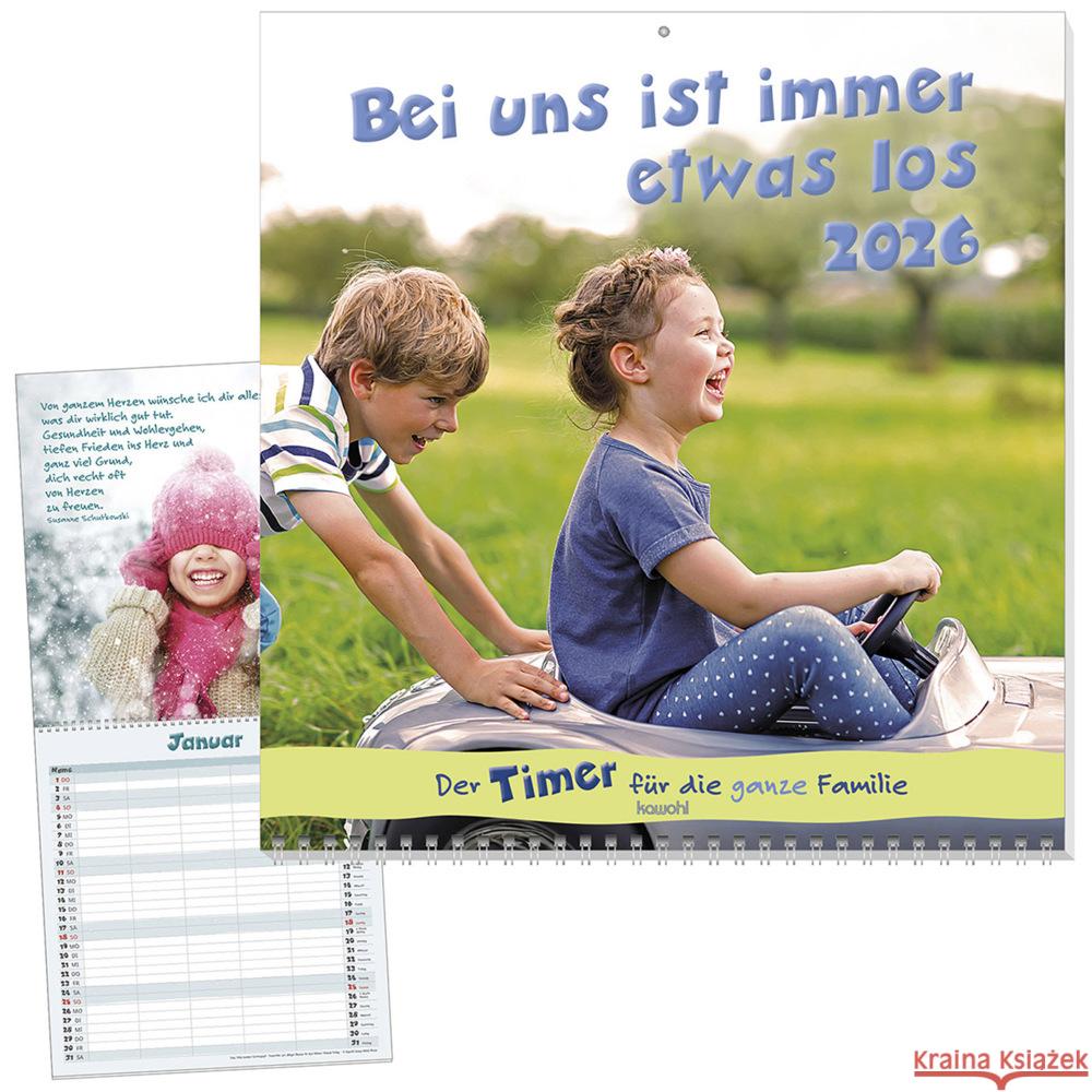 Bei uns ist immer etwas los 2026  9783754828564 Kawohl - książka