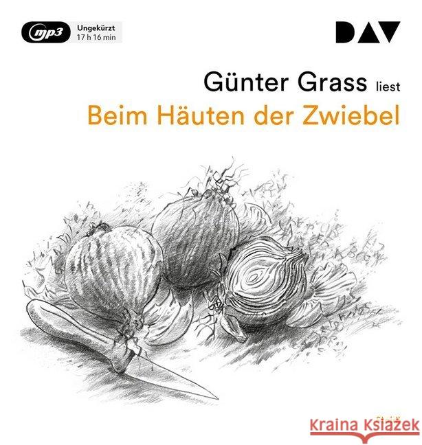 Beim Häuten der Zwiebel, 2 MP3-CDs : Ungekürzte Autorenlesung (2 mp3-CDs), Lesung. MP3 Format Grass, Günter 9783742404961 Der Audio Verlag, DAV - książka
