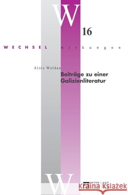 Beitraege Zu Einer Galizienliteratur Simonek, Stefan 9783631658246 Peter Lang Gmbh, Internationaler Verlag Der W - książka