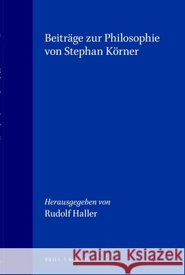 Beiträge zur Philosophie von Stephan Körner  9789062035762 Brill (JL) - książka