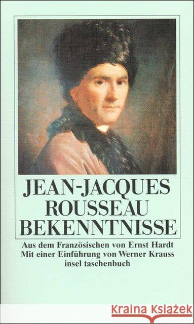 Bekenntnisse Rousseau, Jean-Jacques   9783458325239 Insel, Frankfurt - książka