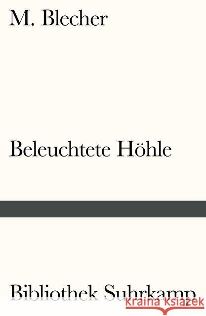 Beleuchtete Höhle Blecher, M. 9783518240212 Suhrkamp - książka