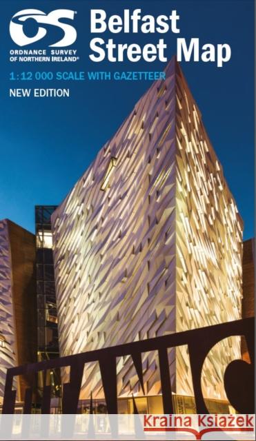 Belfast Street Map Land and Property Services 9781905306756 Land & Property Services - książka