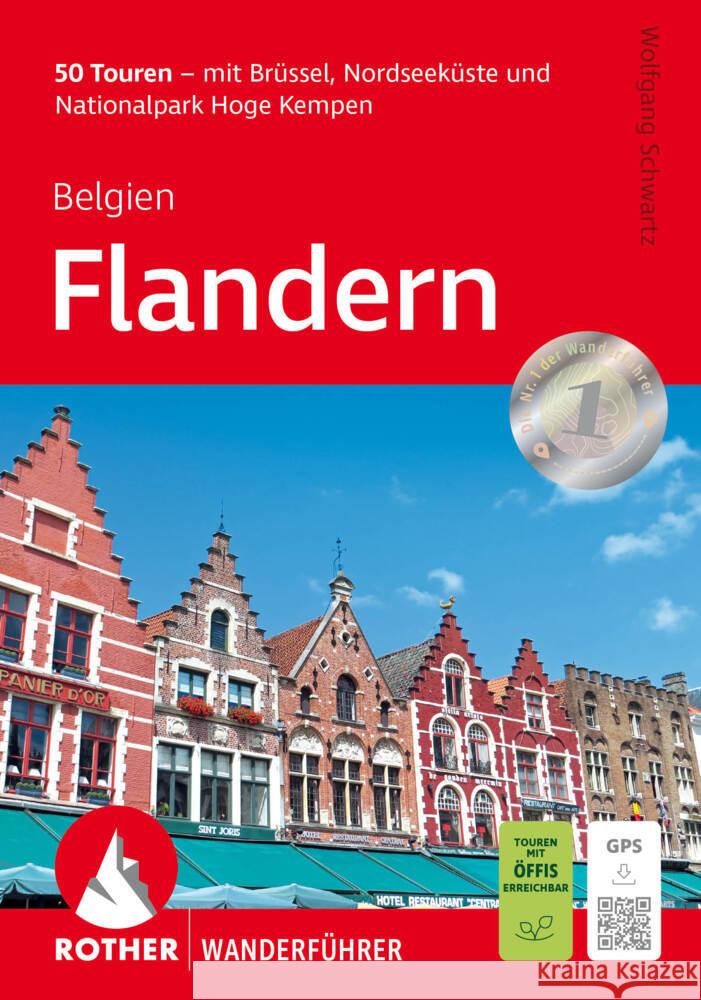 Belgien: Flandern Schwartz, Wolfgang 9783763348749 Bergverlag Rother - książka