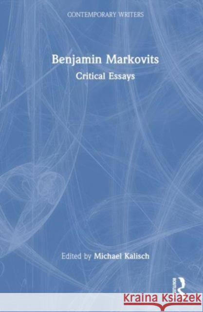 Benjamin Markovits  9781032614915 Taylor & Francis Ltd - książka