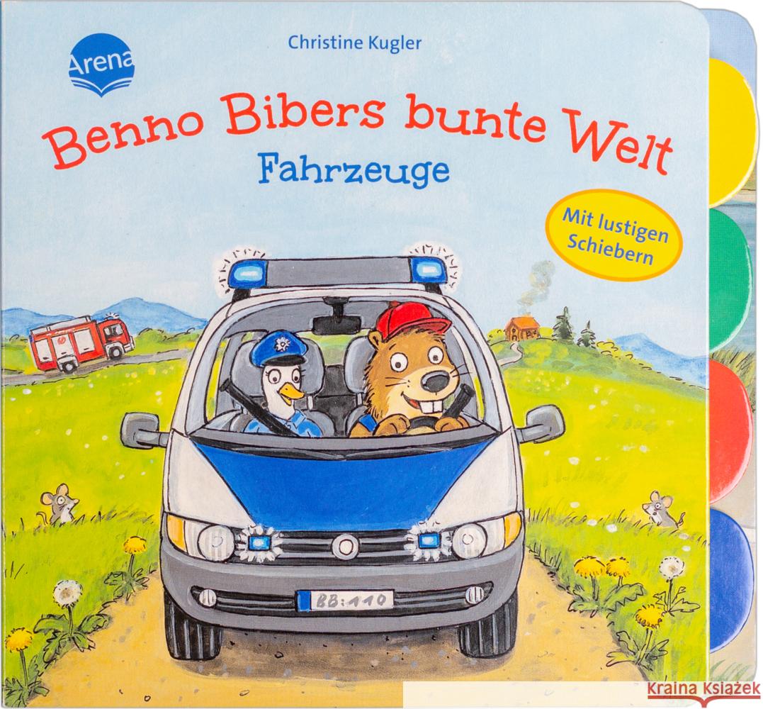 Benno Bibers bunte Welt. Fahrzeuge Müller, Bärbel 9783401719689 Arena - książka