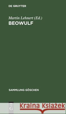 Beowulf Martin Lehnert 9783111009032 Walter de Gruyter - książka