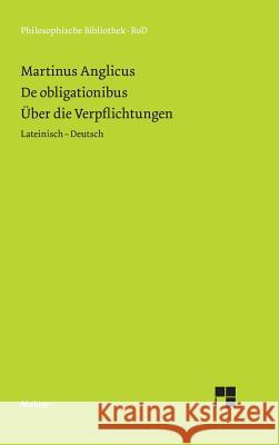 Über die Verpflichtungen. De obligaionibus. Schupp, Franz 9783787311392 Felix Meiner - książka