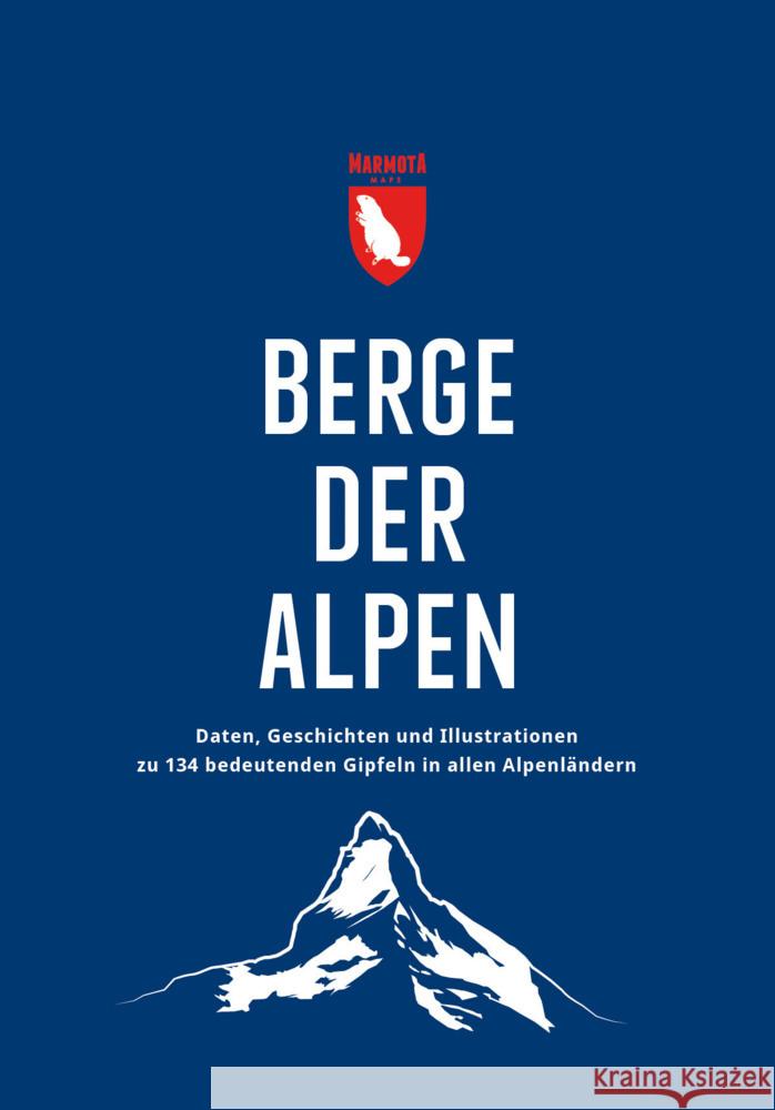 Berge der Alpen Weber, Tobias 9783946719397 Marmota Maps - książka