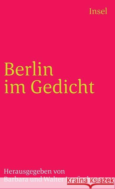 Berlin im Gedicht  9783458325512 Insel Verlag - książka