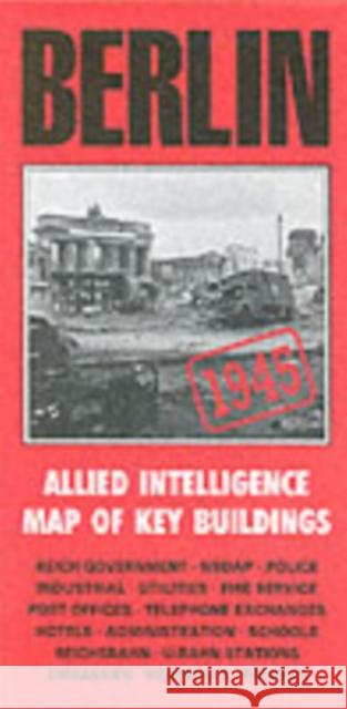 Berlin Intelligence Map  9781870067331 Pen & Sword Books Ltd - książka