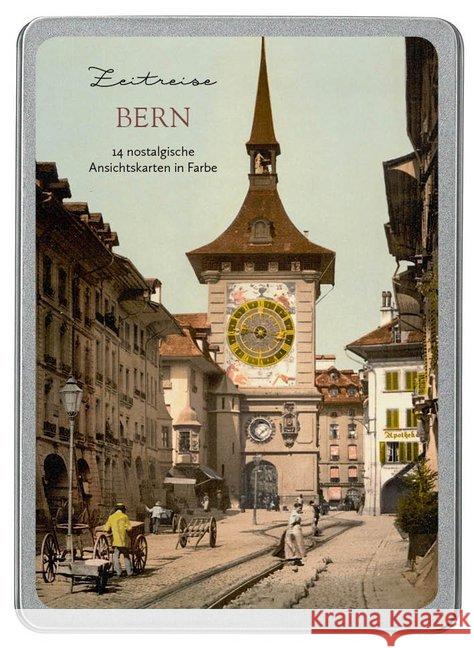 Bern : 14 nostalgische Ansichtskarten in Farbe  4251517503140 Paper Moon - książka