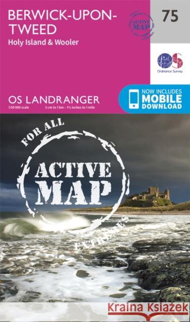 Berwick-Upon-Tweed Ordnance Survey 9780319473986 Ordnance Survey - książka