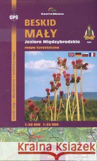 Beskid Mały Jezioro Międzybrodzkie mapy  9788374990158 CartoMedia - książka