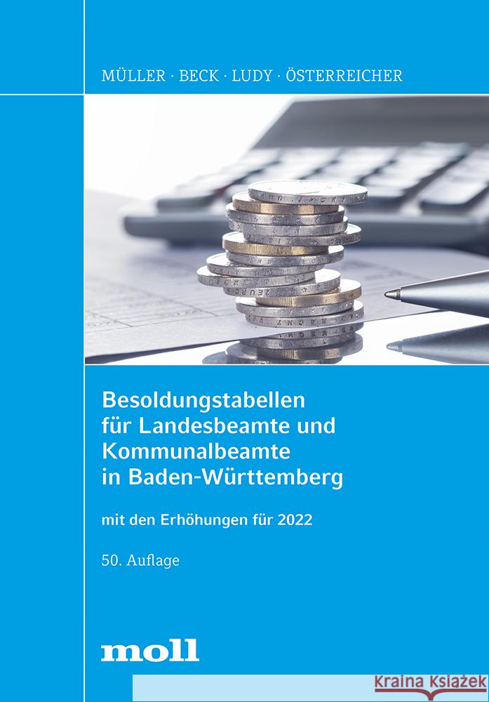 Besoldungstabellen für Landesbeamte und Kommunalbeamte in Baden-Württemberg  9783415074439 Boorberg - książka