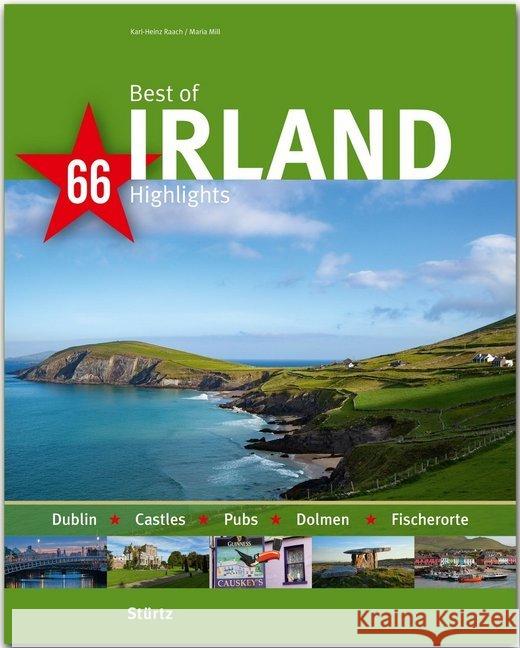 Best of Irland - 66 Highlights Mill, Maria 9783800349265 Stürtz - książka