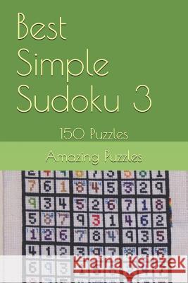 Best Simple Sudoku 3: 150 Puzzles Amazing Puzzles 9781728920115 Independently Published - książka