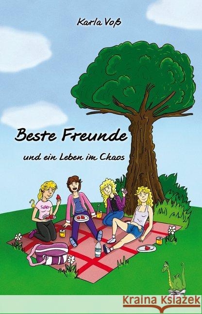 Beste Freunde und ein Leben im Chaos Karla Vo? 9783861964810 Papierfresserchens Mtm-Verlag - książka