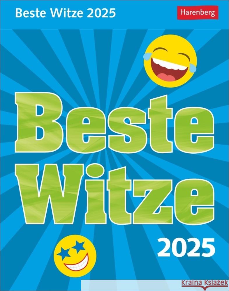 Beste Witze Tagesabreißkalender 2025 Anders, Ulrike 9783840034084 Harenberg - książka