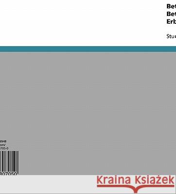 Betriebsfortführung und Betriebsaufgabe im Rahmen der Erbauseinandersetzung Arno Wellner 9783638807050 Grin Verlag - książka