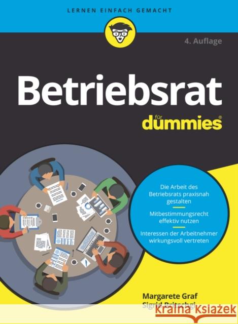 Betriebsrat für Dummies Margarete Graf, Sigrid Britschgi 9783527718849  - książka