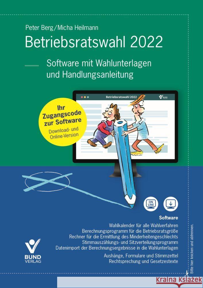 Betriebsratswahl 2022 Berg, Peter, Heilmann, Micha 9783766370884 Bund-Verlag - książka