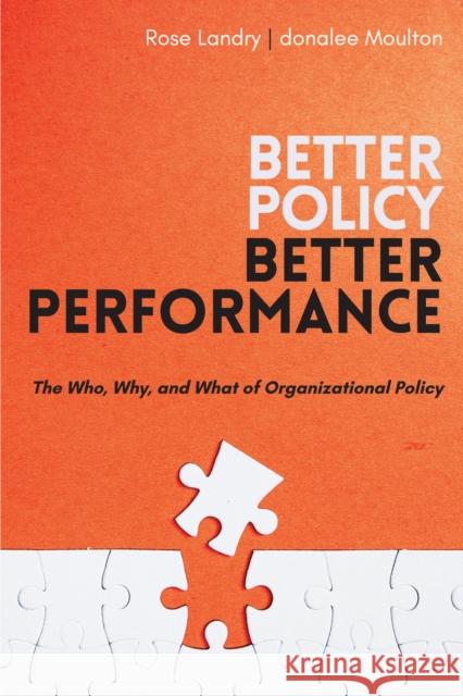Better Policy | Better Performance Rose Landry 9781637428429 Business Expert Press - książka