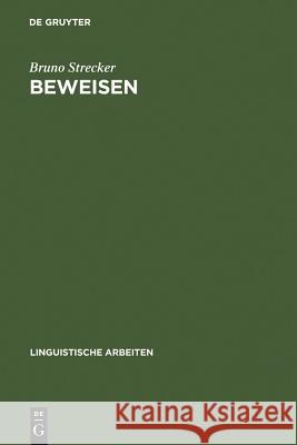Beweisen Bruno Strecker 9783484102507 de Gruyter - książka