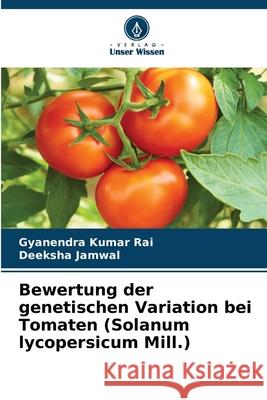 Bewertung der genetischen Variation bei Tomaten (Solanum lycopersicum Mill.) Gyanendra Kumar Rai Deeksha Jamwal 9786208952105 Verlag Unser Wissen - książka
