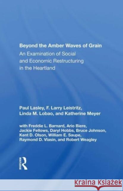 Beyond The Amber Waves Of Grain Paul Lasley 9780367166656 Taylor & Francis - książka