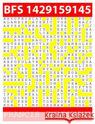 Bfs 1429159145: A BFS Puzzle Gurtowski, Francis 9781511813464 Createspace - książka