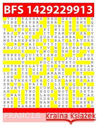 Bfs 1429229913: A BFS Puzzle Gurtowski, Francis 9781511814881 Createspace - książka