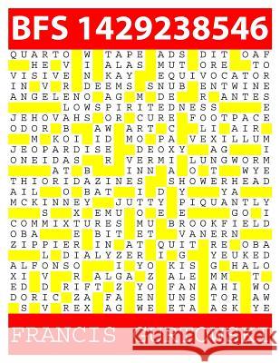 Bfs 1429238546: A BFS Puzzle Gurtowski, Francis 9781511815031 Createspace - książka