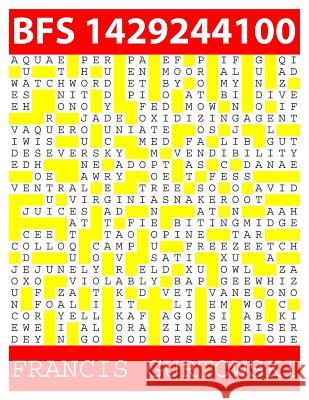 Bfs 1429244100: A BFS Puzzle Gurtowski, Francis 9781511815192 Createspace - książka