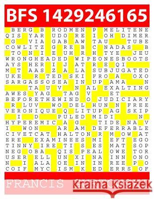 Bfs 1429246165: A BFS Puzzle Gurtowski, Francis 9781511815215 Createspace - książka