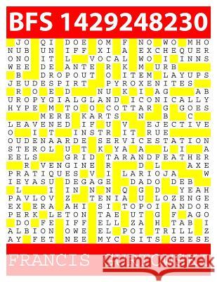 Bfs 1429248230: A BFS Puzzle Gurtowski, Francis 9781511815277 Createspace - książka
