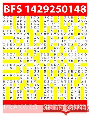 Bfs 1429250148: A BFS Puzzle Gurtowski, Francis 9781511815307 Createspace - książka