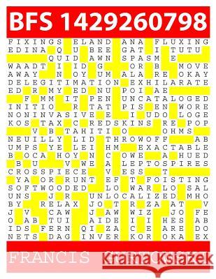 Bfs 1429260798: A BFS Puzzle Gurtowski, Francis 9781511815543 Createspace - książka