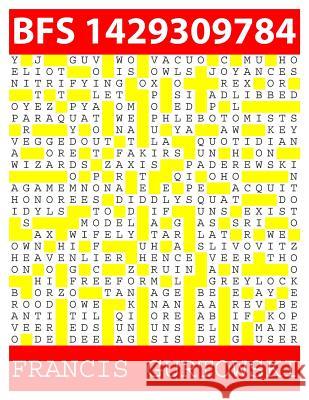 Bfs 1429309784: A BFS Puzzle Gurtowski, Francis 9781511816724 Createspace - książka