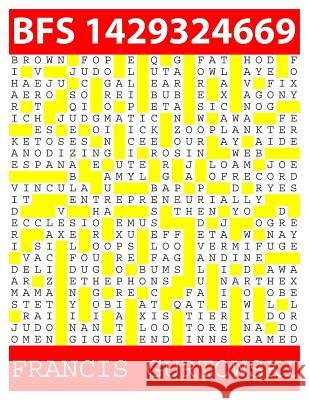 Bfs 1429324669: A BFS Puzzle Gurtowski, Francis 9781511817080 Createspace - książka