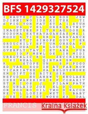 Bfs 1429327524: A BFS Puzzle Gurtowski, Francis 9781511817165 Createspace - książka