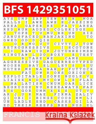Bfs 1429351051: A BFS Puzzle Gurtowski, Francis 9781511817806 Createspace - książka
