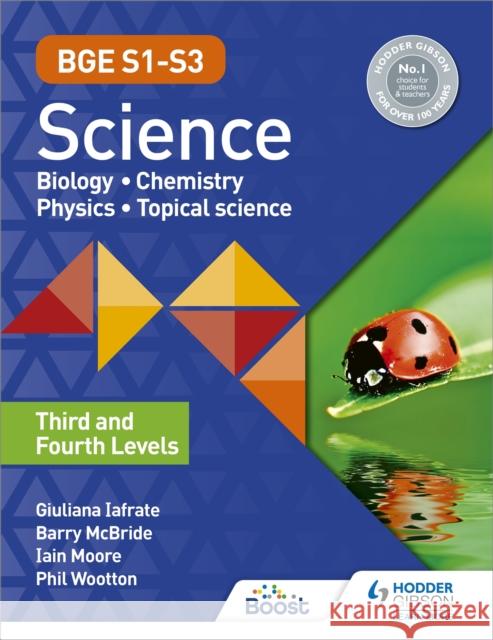 BGE S1–S3 Science: Third and Fourth Levels Barry McBride 9781510469433 Hodder Education - książka