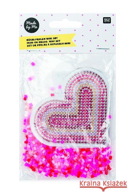 Bügelperlen Mini Set, Herz  4051271457426 RICO-Design tap - książka